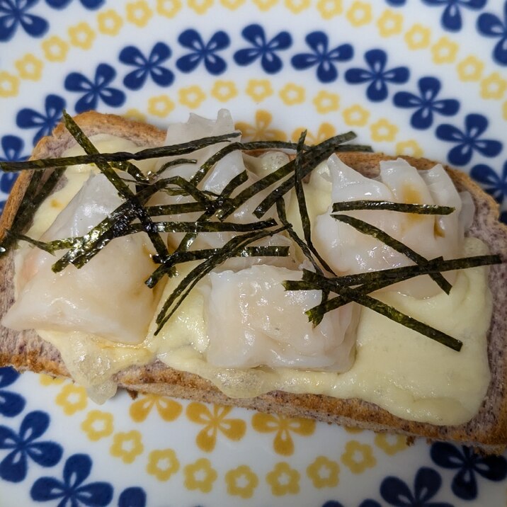 海苔しゅうまいチーズトースト♪